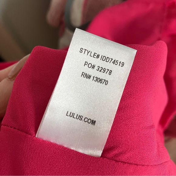 Elegant Pink Wrap Dress - Picture 5 of 10